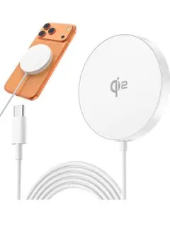 ワイヤレス充電器 USB-C ホワイト