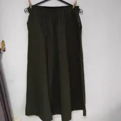 Grand PARK カーキ ガウチョパンツ