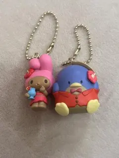 サンリオ マイメロ タキシードサム 日焼けシリーズフィギュア キーホルダー