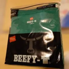 Hanes BEEFY-T Pocket T-Shirt L ヘザーグリーンのサムネイル