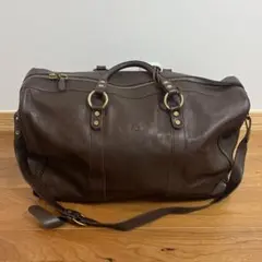 IL BISONTE レザー ボストンバッグ 旅行鞄のサムネイル