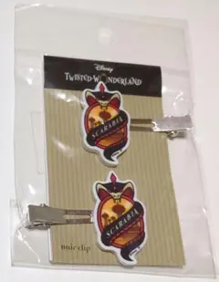 ツイステッドワンダーランド　スカラビア寮　ヘアクリップ　未使用