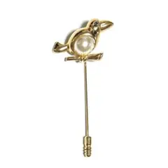 ヴィンテージ 鳥 ゴールド ブローチ