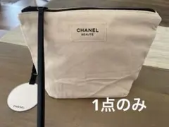 未使用 CHANEL BEAUTE ノベルティ ミラー ポーチ