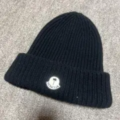 MONCLER Palm angels 黒 ニット帽 フリーサイズ