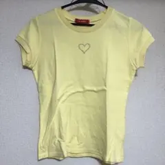 INGNI Tシャツ　黄色　ハート　ワンポイント　レアのサムネイル