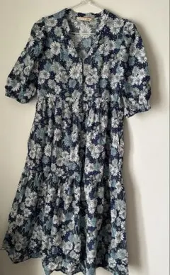 22SS UNIQLO PAUL&JOE コットンティアードワンピース 丈短 S