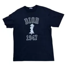 【DIOR】1947ロゴ 半袖Tシャツ メンズ 24SS Bobby ブラックM