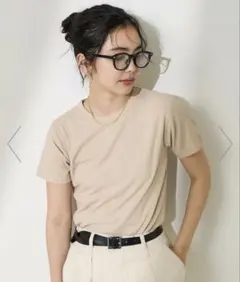 フリークスストア　ミニリブTシャツ　ベージュのサムネイル