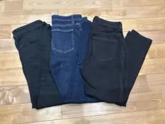 ユニクロ　ウルトラストレッチジーンズ2点　GU レギンスパンツ　1点セット
