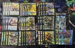 デュエルマスターズ　巨大アルファディオスデッキ　スリーブ付き