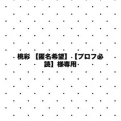 2026年最新】プロフ必読様専用の人気アイテム - メルカリ