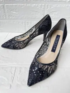 【TALANTON by DIANA】 （21.5㎝）レースパンプス 結婚式のサムネイル