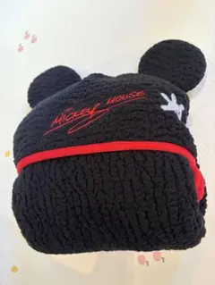 ミッキーマウス 耳付きブランケット