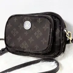 【極美品】russet ラシット ミニ ショルダーバッグ ブラウン モノグラム柄