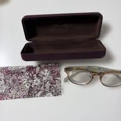 JINS LIBERTY メガネ 花柄デザイン