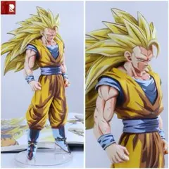 ドラゴンボール 一番くじ　A賞　超サイヤ人　3孫悟空 ペイント 二次元彩色