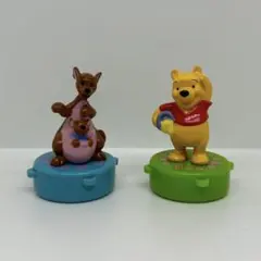 くまのプーさん スタンプ ハンコ 2点セット レトロ
