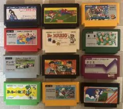ファミリーコンピュータ ソフト 12本セット