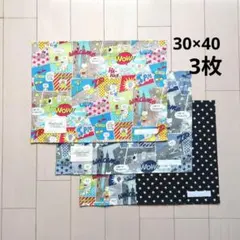 ランチマット　男の子⑥　30×40　ランチョンマット　猫コミック