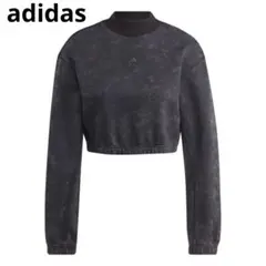 ＊新品未使用 【adidas】アディダス　スウェット クロップ トレーナー Ｌ