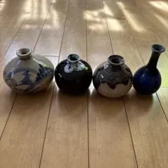 値下げ陶器製花瓶4点セット
