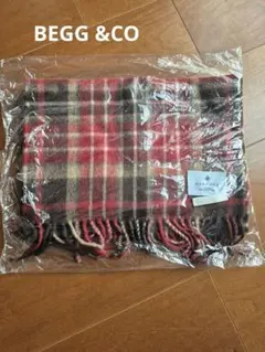 【美品】Begg & Co チェック柄マフラー ストール