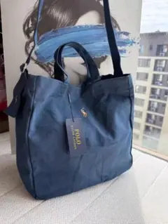 ポロラルフローレン 2WAYトートバッグ ショルダーバッグ ユニセックス斜め掛け