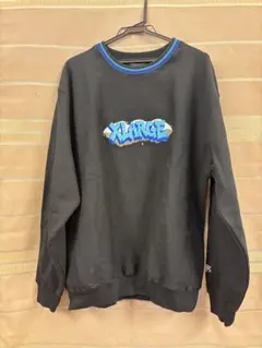 XLARGE ブラック トレーナー