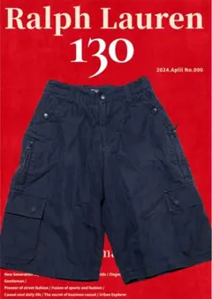Ralph Lauren カーゴパンツ 130 ネイビー
