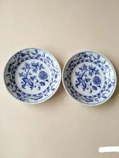 古伊万里 なずな、霊芝文 取り皿 二客 - メルカリ
