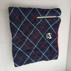 フリース ネックウォーマー 黒/赤/青 チェック柄