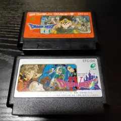 ファミコンソフト ドラゴンクエストIII・Ⅳ セット まとめ