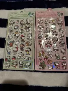 スヌーピー立体シール4枚セット