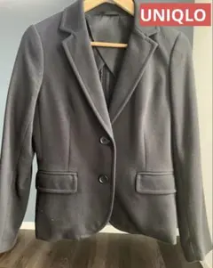 【美品】UNIQLO ブラックジャケットMサイズ