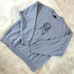 ✨大きいサイズ XL✨ 5ZIP FIVE 裏起毛 スウェット ブルー 長袖のサムネイル
