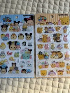 ディズニー　Disney つむつむ　シール　シール交換　ジュエル