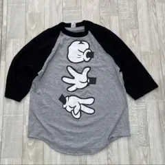 vintage y2k ラグランTシャツ　リンガーTシャツ　色味◎のサムネイル