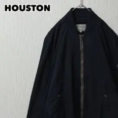 HOUSTON ヒューストン MA-1 ライトアウター 薄手 ブラック L
