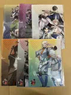 刀剣乱舞☆クリアファイル A5 全6種　セブンイレブン 限定