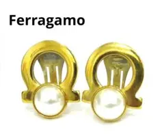 Ferragamo イヤリング フェラガモ アクセサリー ゴールドカラー パールのサムネイル