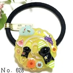 もちもち様お取置きですNo．623 バルーン 黒猫 渦 なると レジン