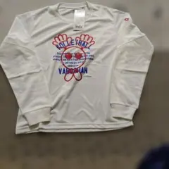 バレーボール長袖練習着レディースO女子用バボちゃんアシックス白ロンT