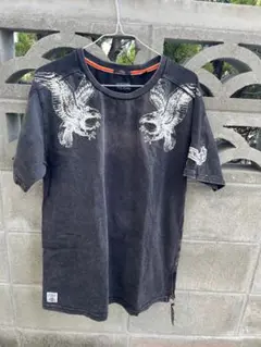 The Real Masters 鷲刺繍 Tシャツ 黒