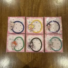 ローソンコラボ美少女戦士セーラームーンアクリルヘアゴム6個セット