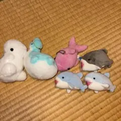 海の生き物 ぬいぐるみ 6体セット