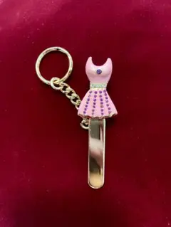 【新品】バッグキークッリップ　ドレスデザイン　1,480円→990円