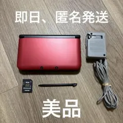 美品　任天堂 Nintendo ニンテンドー3DSLL レッド ブラック