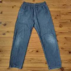 無印良品 洗いざらしデニムイージーパンツ メンズM デニムパンツウエストゴム