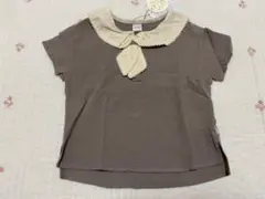 新品　テータテート　リネンセーラー　衿　半袖　95のサムネイル